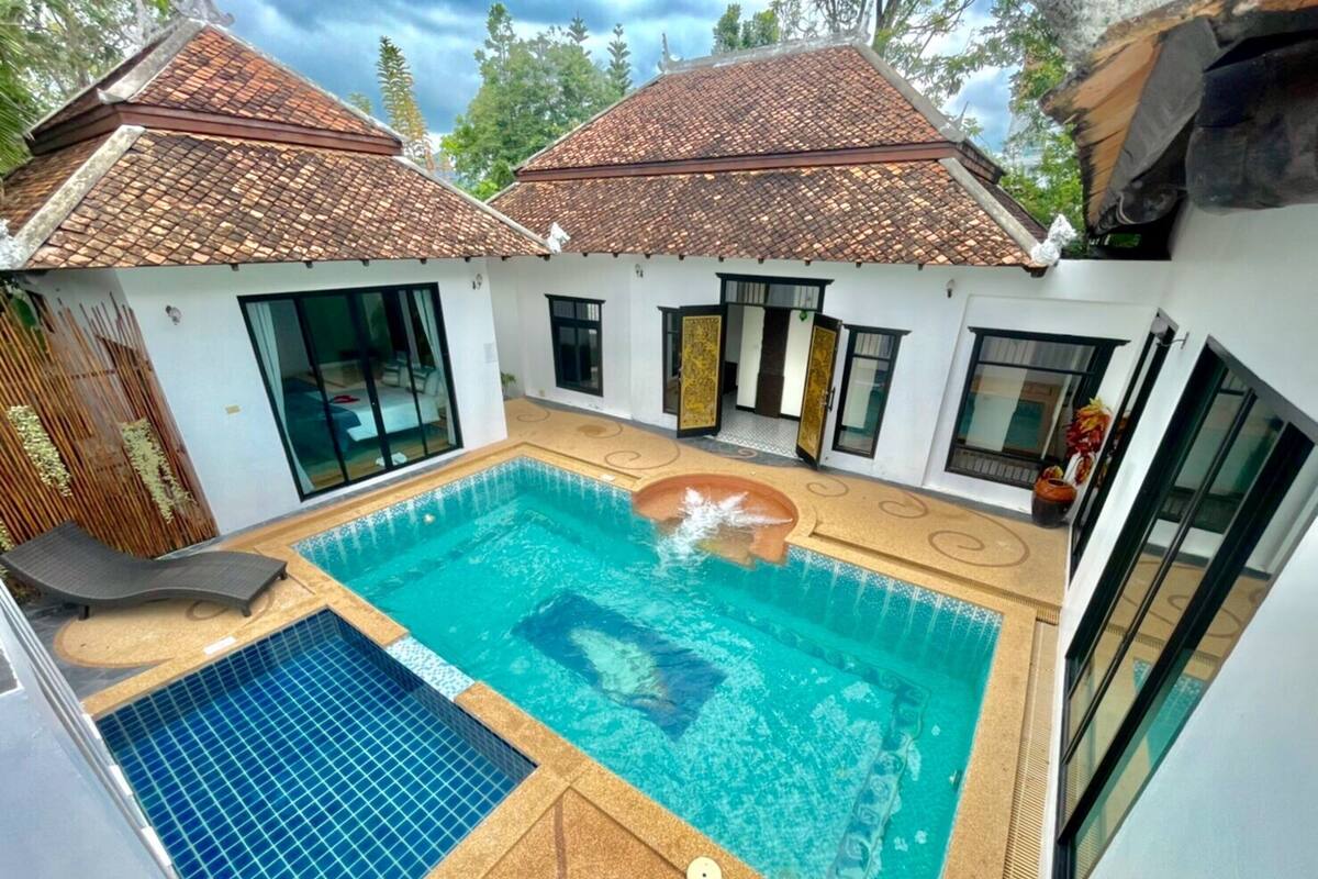 Villa, 3 Bedrooms, Private Pool | Free minibar, in-room safe, individually decorated, blackout curtains