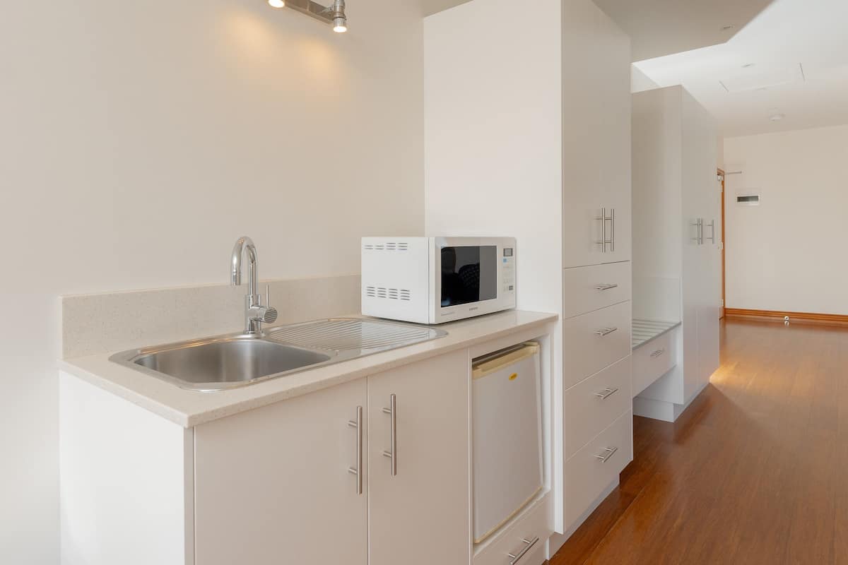 penthouse | private kitchen | fridge, dishwasher, electric kettle, cookware/dishes/utensils