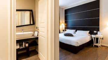 Doppel- oder Zweibettzimmer | Badezimmer | Kostenlose Toilettenartikel, Haartrockner, Hausschuhe, Bidet