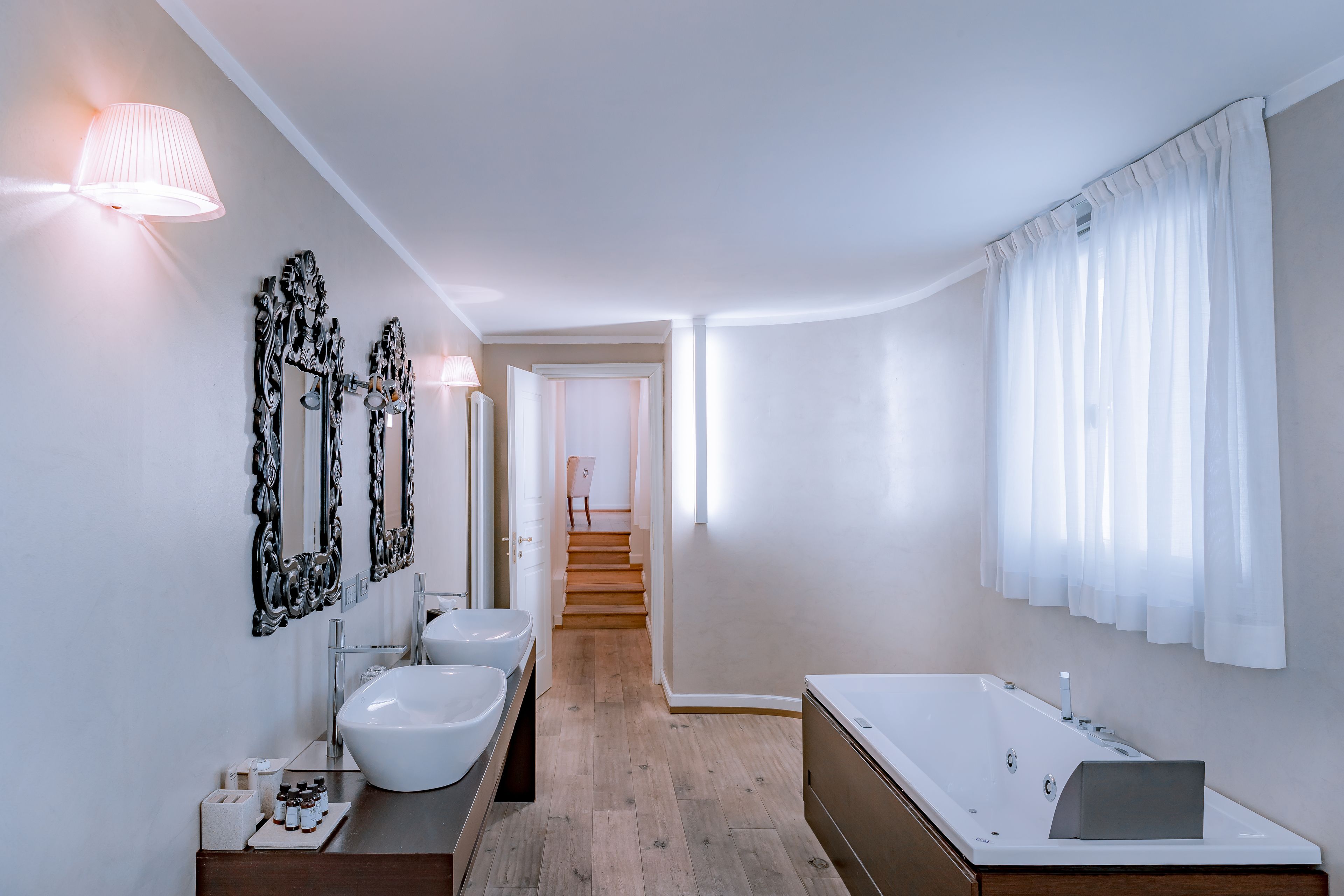 Free toiletries, hair dryer, slippers, bidet