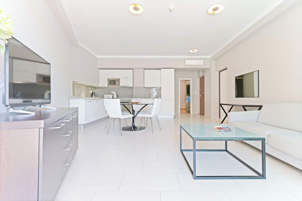 Standard Apartment, 2 Bedrooms | Living area | LCD TV