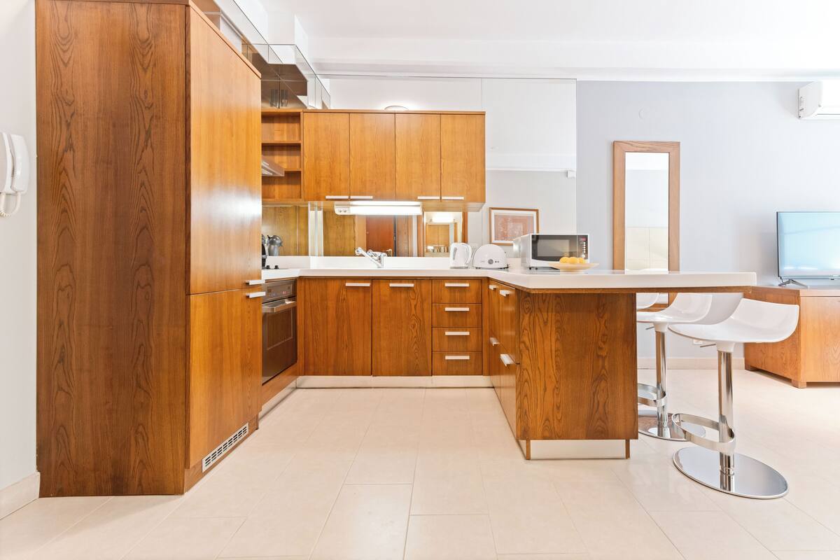 standard studio suite, kitchen, ground floor | private kitchen | coffee/tea maker, electric kettle, cleaning supplies