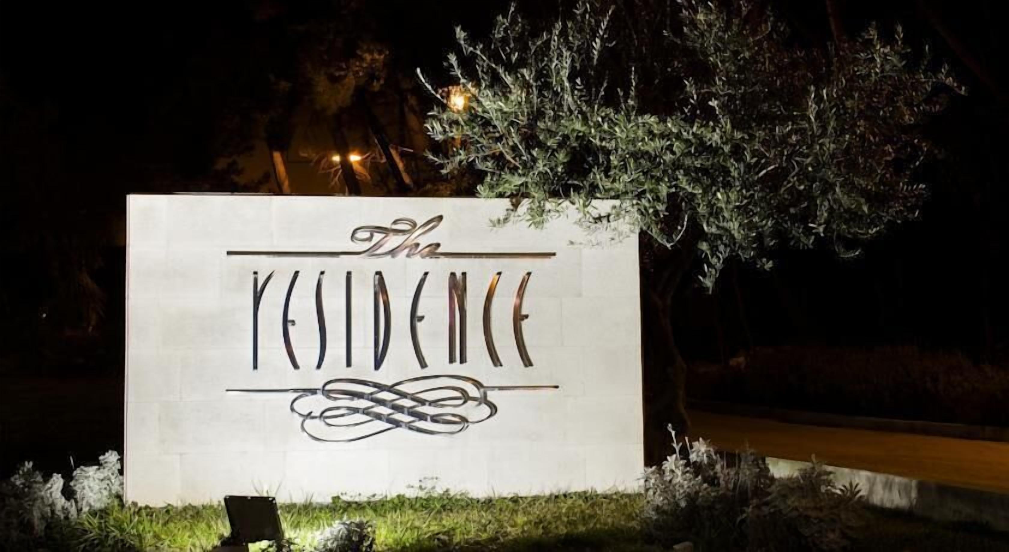 front of property – evening/night