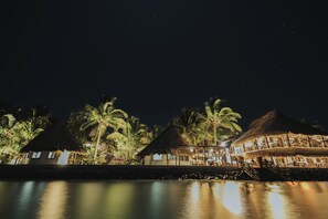 Front of property – evening/night