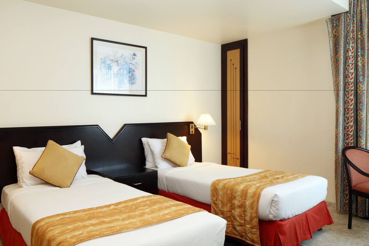 In-room safe, desk, cribs (free), rollaway beds (surcharge)