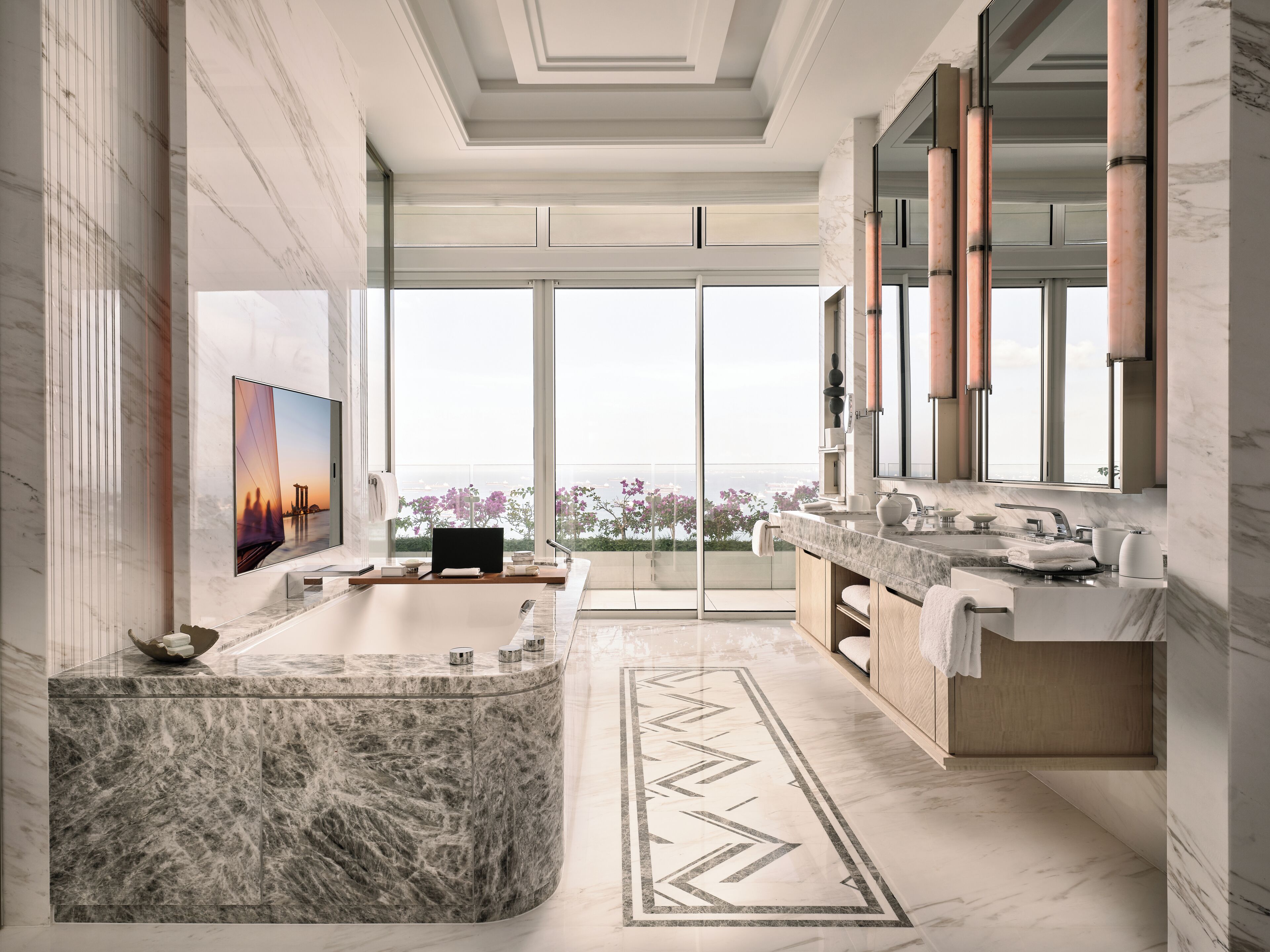 the chairman suite (4-bedroom) | bathroom | separate bathtub and shower, rainfall showerhead, designer toiletries