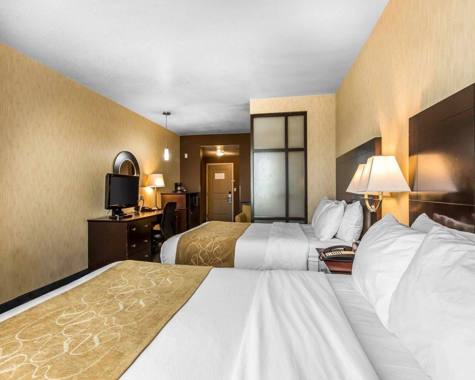 1 bedroom, pillow-top beds, individually decorated, desk