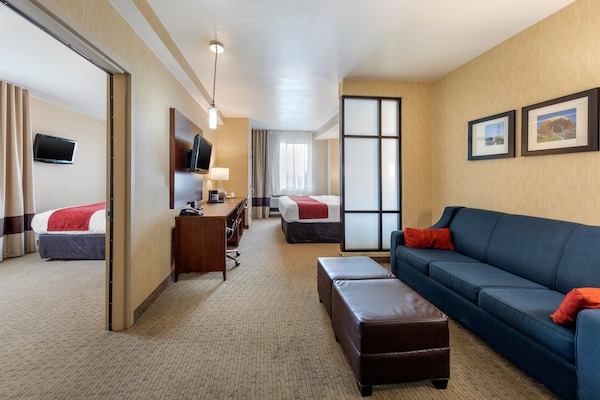 Two Bedroom Suite, 2 King Beds with Sofa Bed, Non Smoking | 1 bedroom, pillowtop beds, desk, laptop workspace