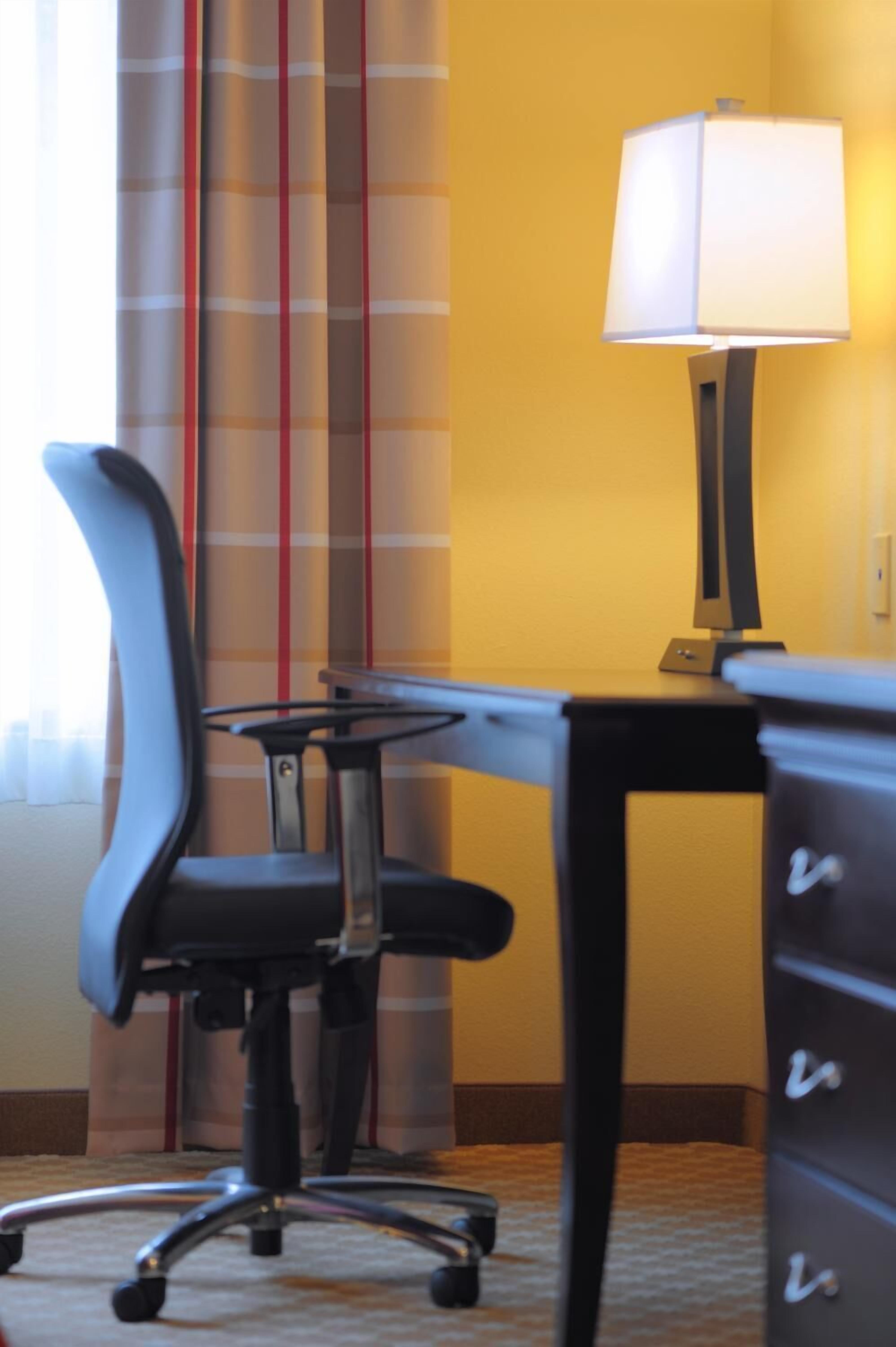 Desk, blackout drapes, iron/ironing board, rollaway beds (surcharge)