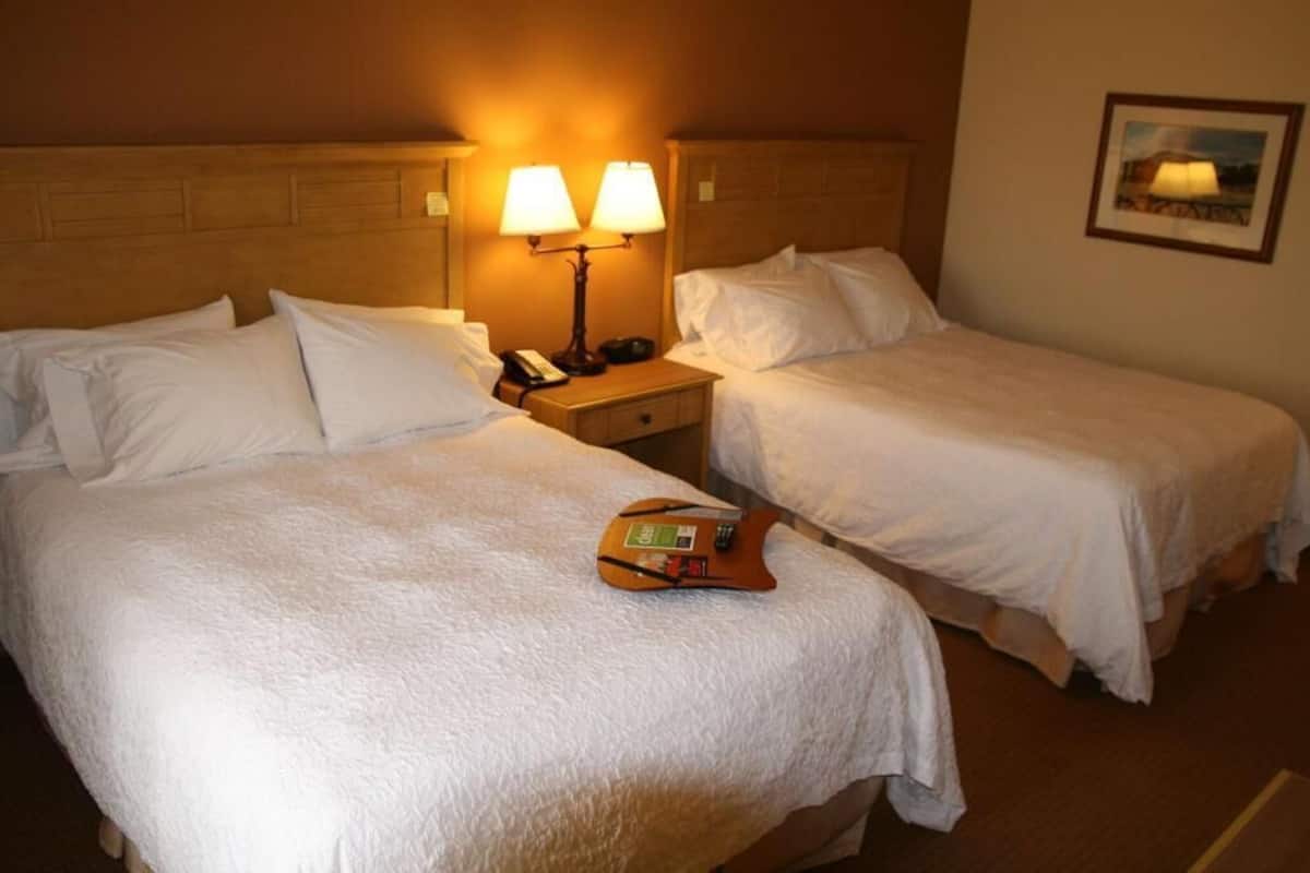 In-room safe, laptop workspace, blackout curtains, iron/ironing board