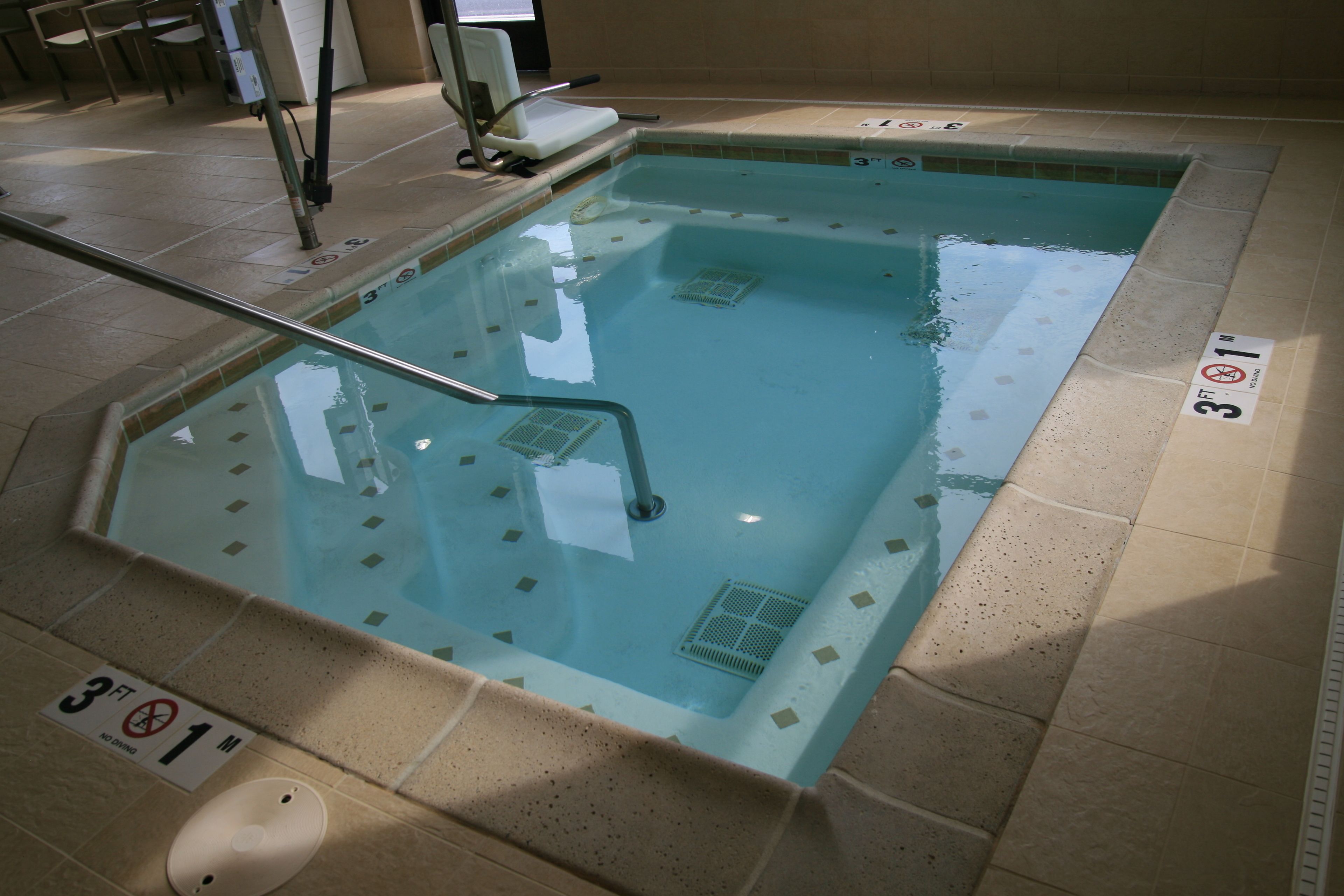indoor spa tub
