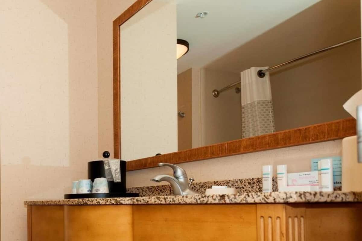 Bathroom | Combined shower/bathtub, hydromassage showerhead, hair dryer, towels