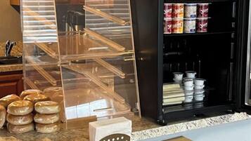 Free daily on-the-go breakfast