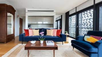 Suite – deluxe, 1 soverom | Eget kjøkken | Kaffetrakter/tekoker og vannkoker