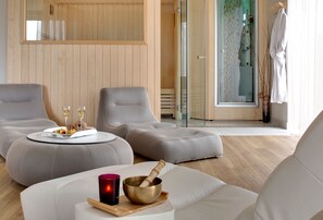 Salas de tratamiento para parejas y baño turco o hammam 