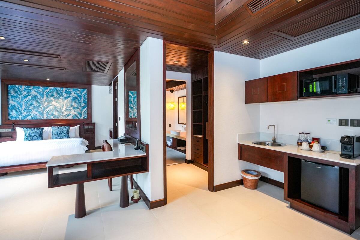 Prime Pool Villa (Two-Bedroom) | In-room safe, desk, blackout drapes, iron/ironing board (on request)