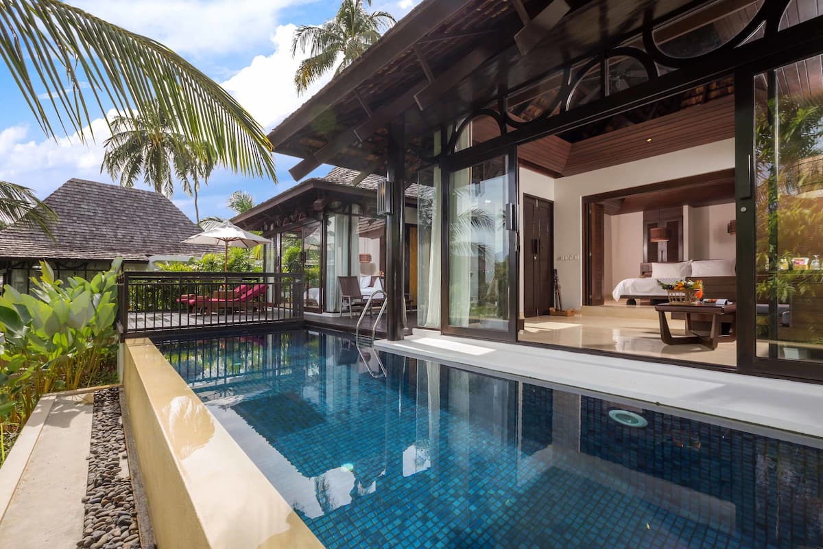 Two Bedroom Pool Villa | 2 bedrooms, in-room safe, desk, blackout drapes
