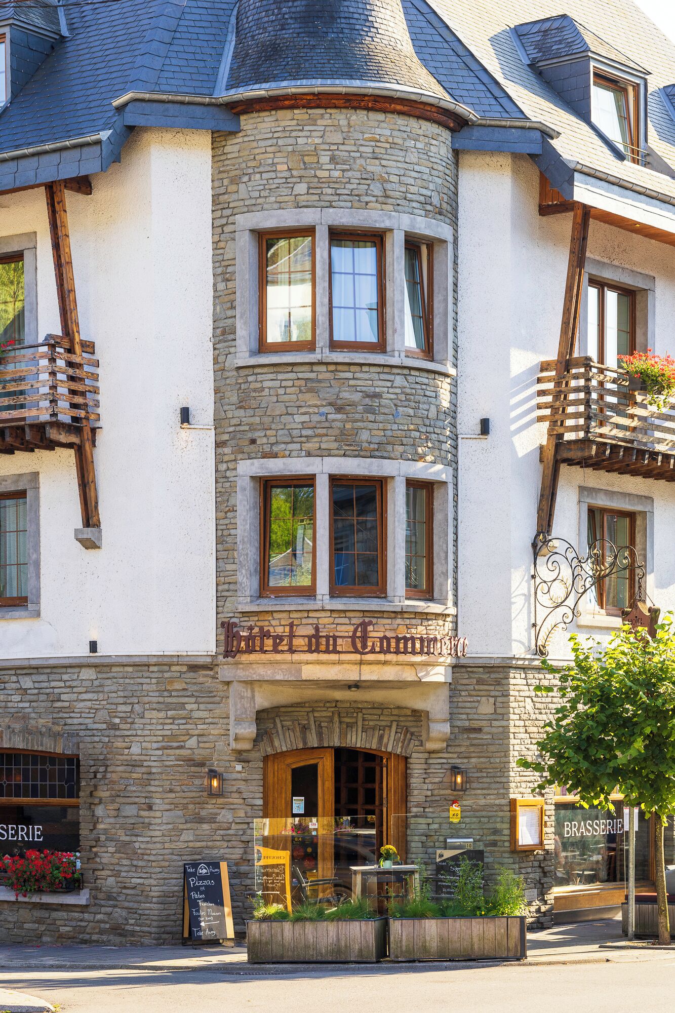 Façade de l’hébergement