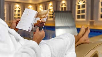 Sauna seca, sauna a vapor, banho turco/hammam, tratamentos corporais