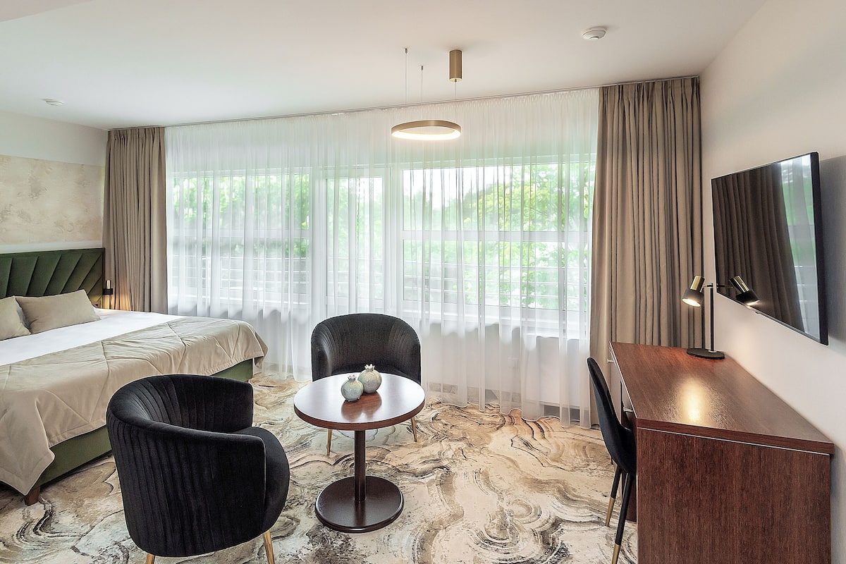 Standard Tek Büyük Yataklı Oda | 1 yatak odası, minibar, odada kasa, masa