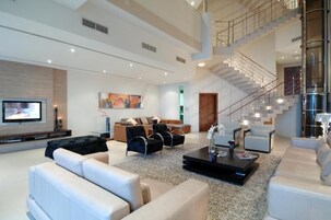 Villa, 4 Bedrooms (Private Pool) | Living area | TV, pay movies