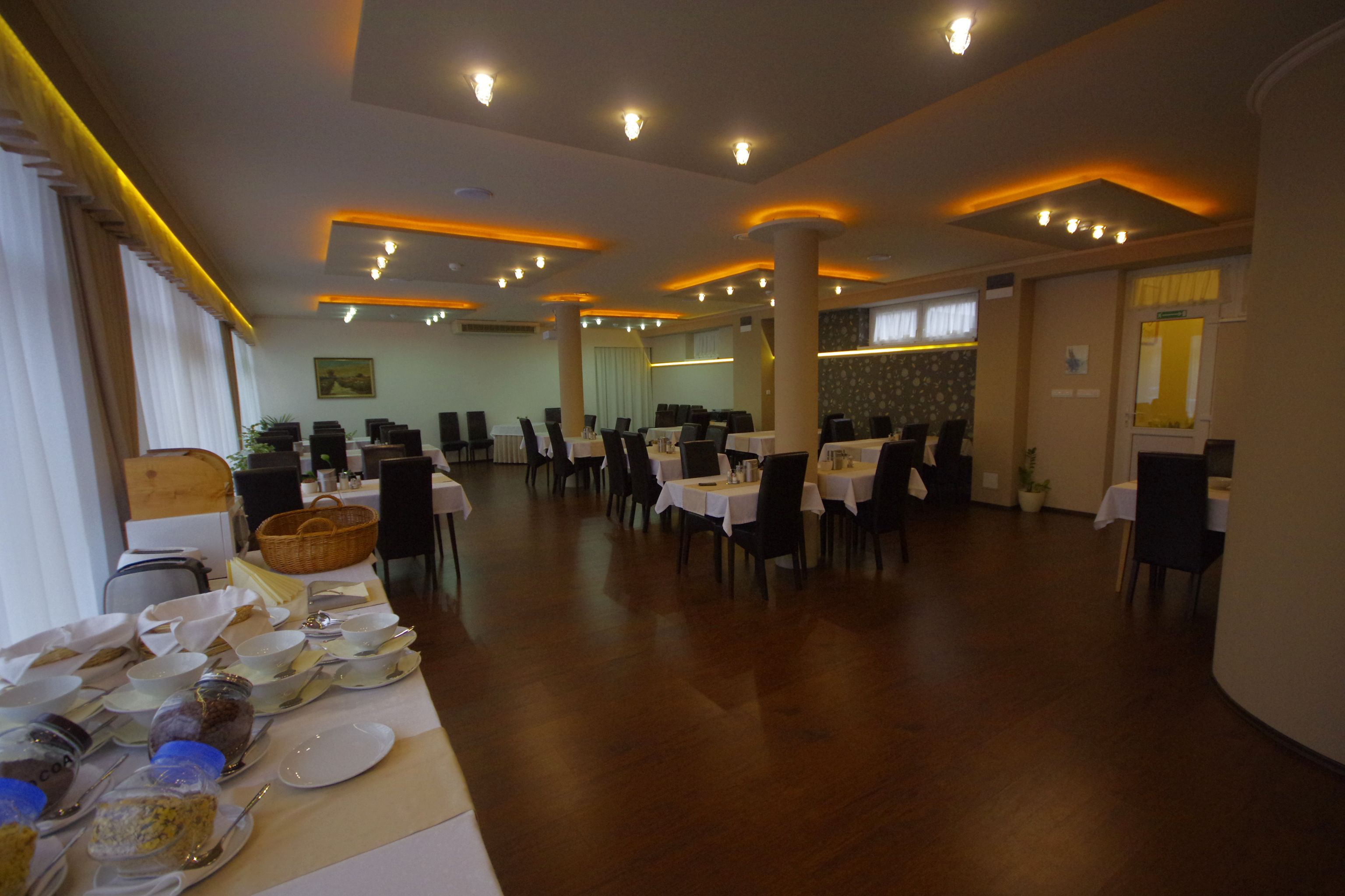 daily buffet breakfast (eur 8 per person)