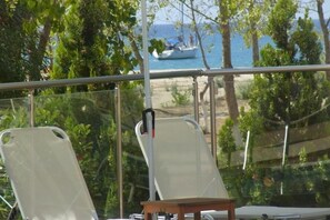 Uitzicht vanuit accommodatie