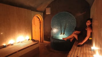 Sauna, hot tub, steam room, Turkish bath, body treatments, hydrotherapy