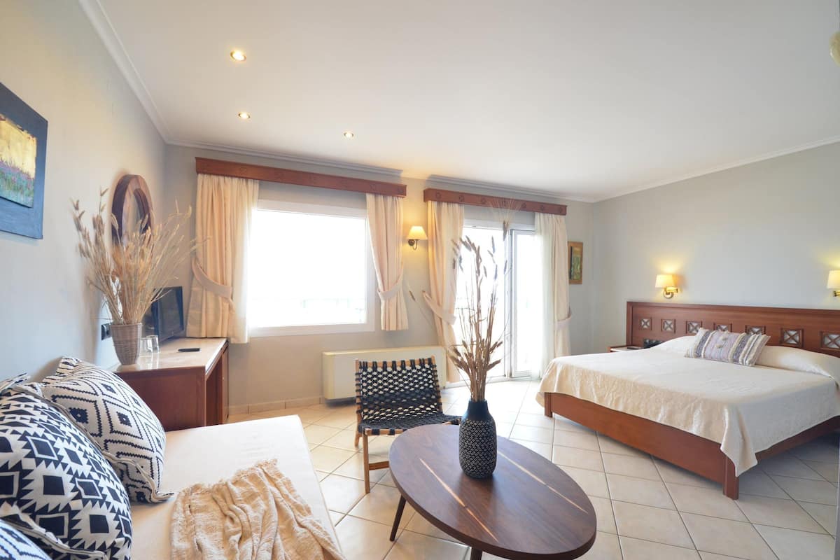 Junior Suite, Sea View | Egyptian cotton sheets, premium bedding, Select Comfort beds