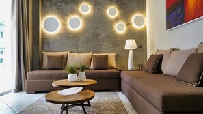 Quarto família | Área de estar | Smart TV 40 polegadas com canais via satélite, TV