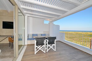 Suite – honeymoon, sjøutsikt | Innvendig