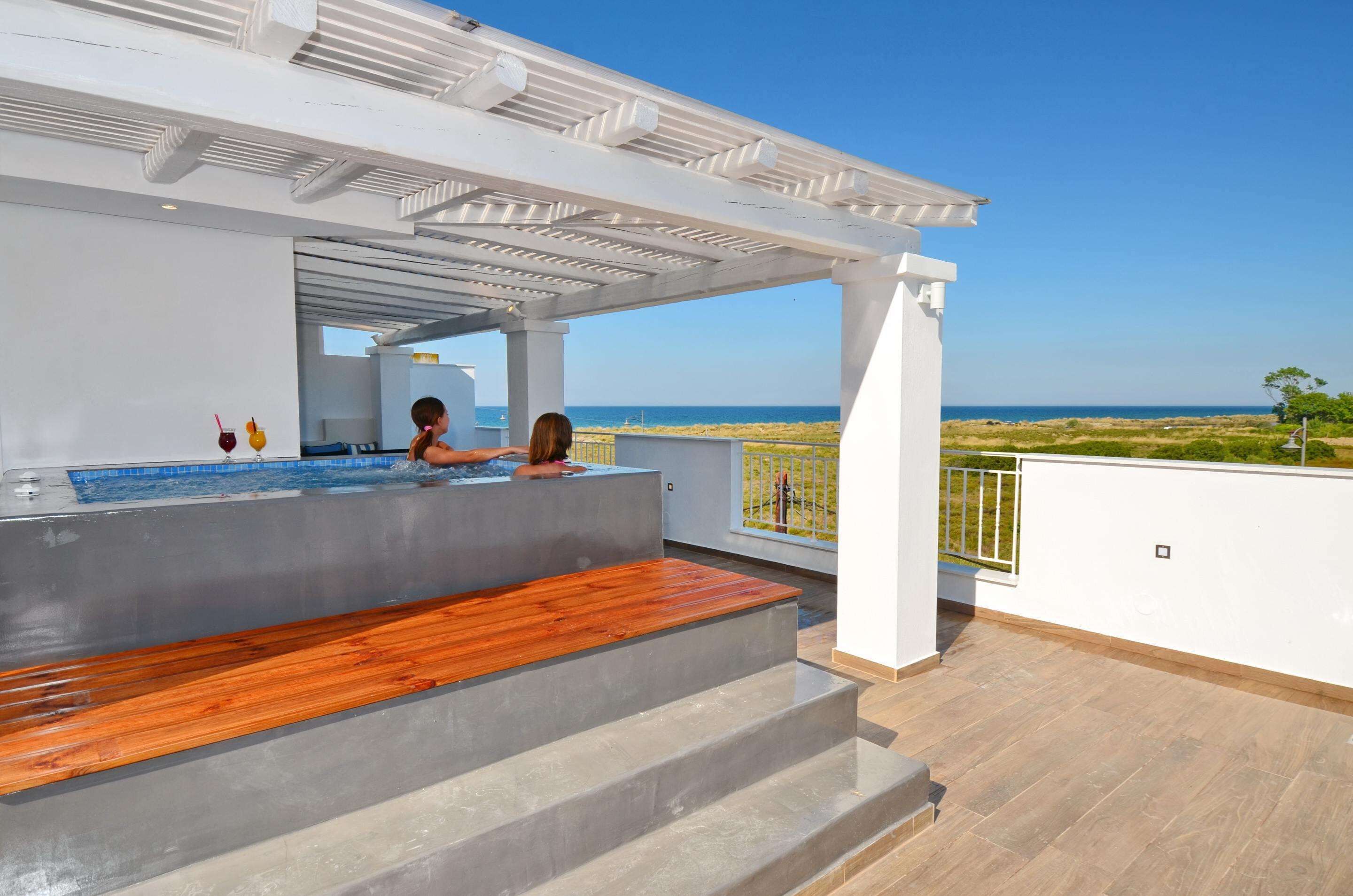 Honeymoon Suite, Sea View | Egyptian cotton sheets, premium bedding, Select Comfort beds