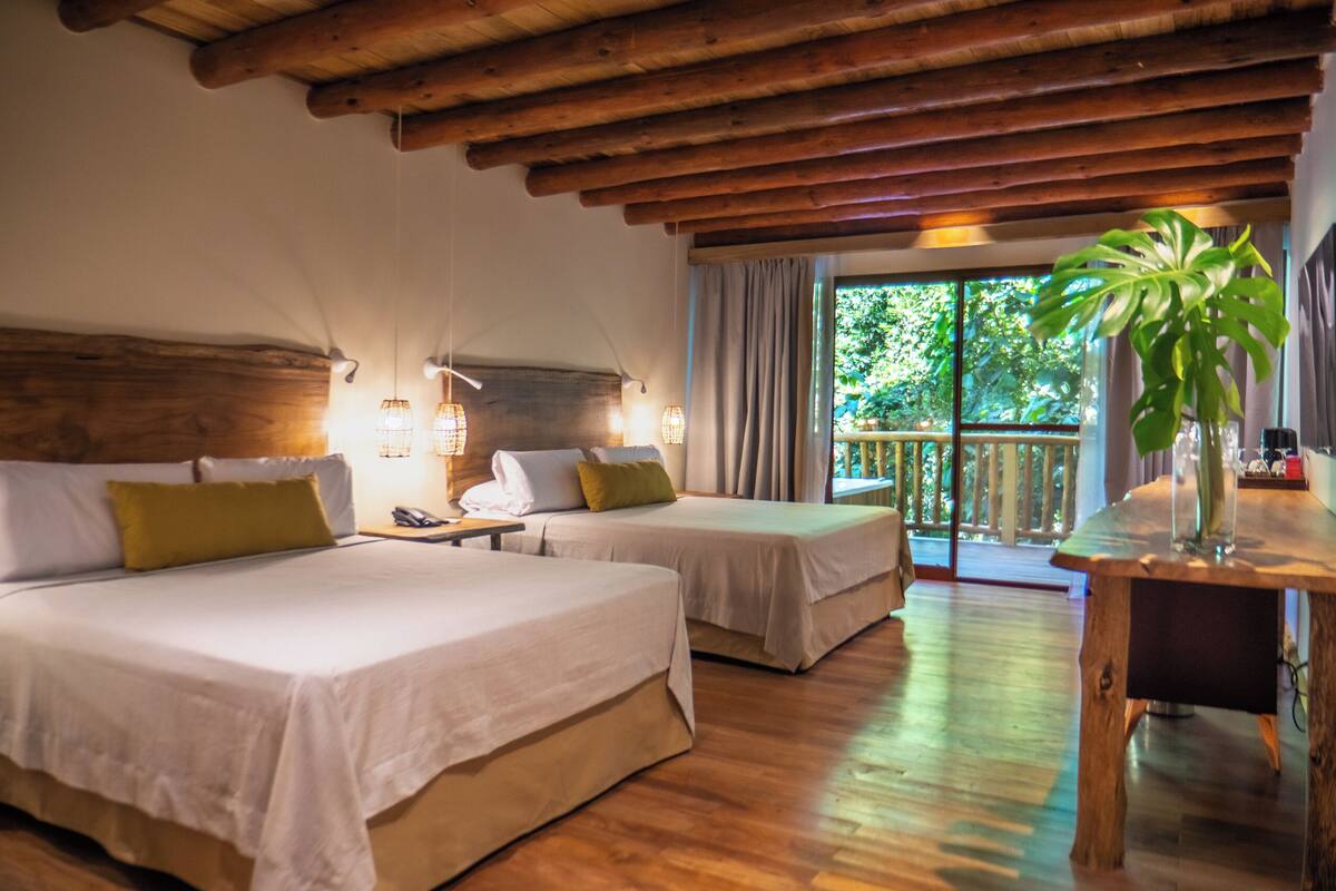 junior suite, 2 queen beds | view from room