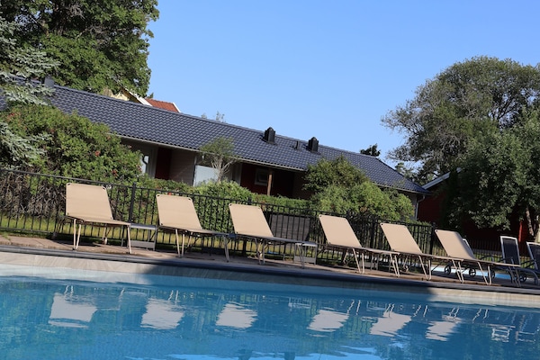 Seasonal outdoor pool