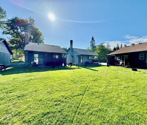 Family Cabin, 2 Bedrooms, Kitchen, Courtyard View | Courtyard view - Riverside Resort & RV Park (Qualicum Beach)