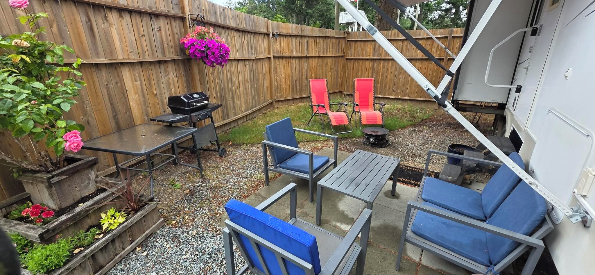 Mobile Home, 1 grand lit, non-fumeur | Terrasse/Patio