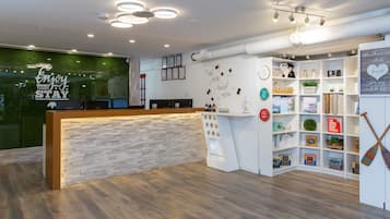 Check-in/check-out kiosk