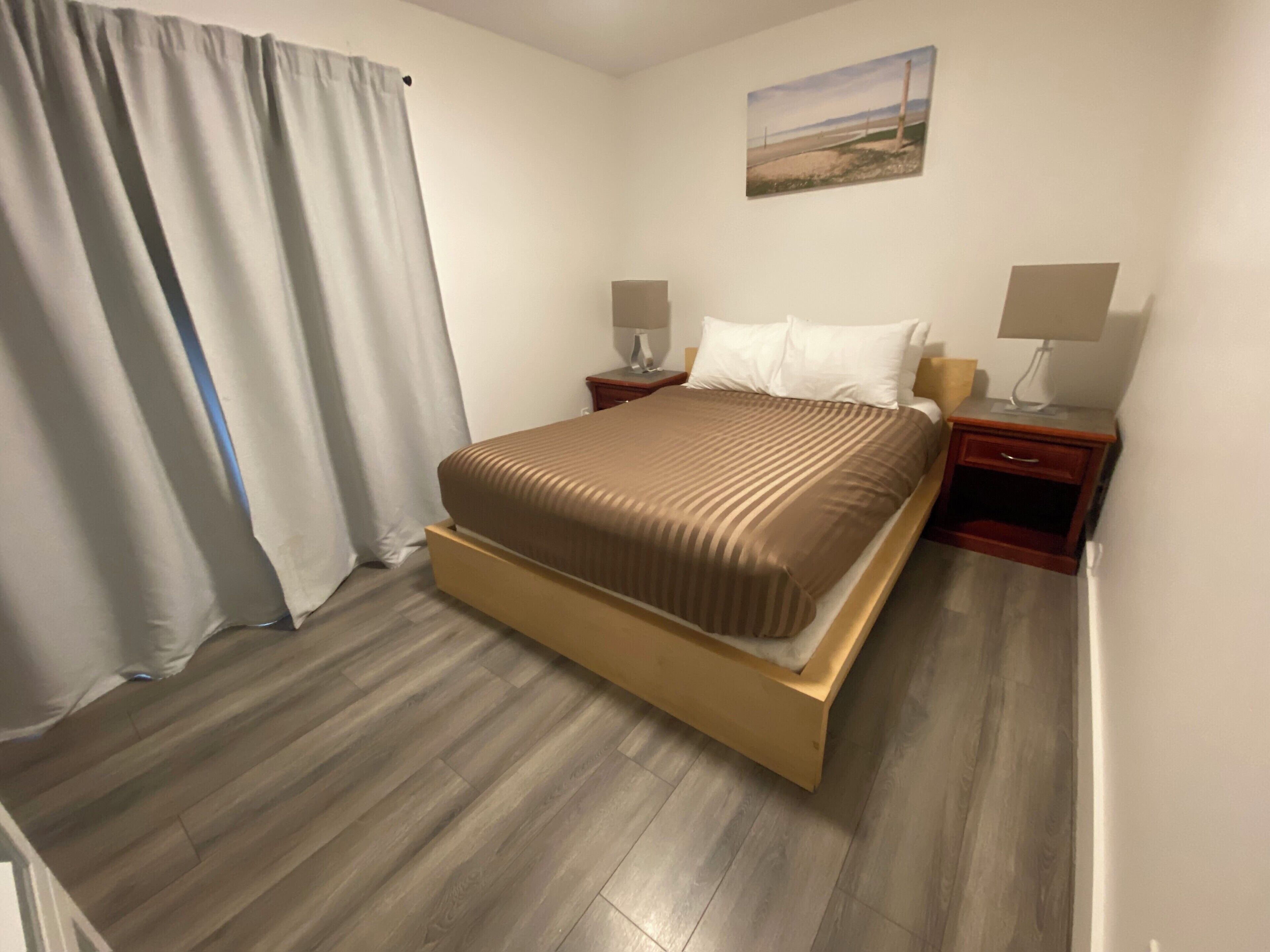 Individually decorated, individually furnished, blackout curtains