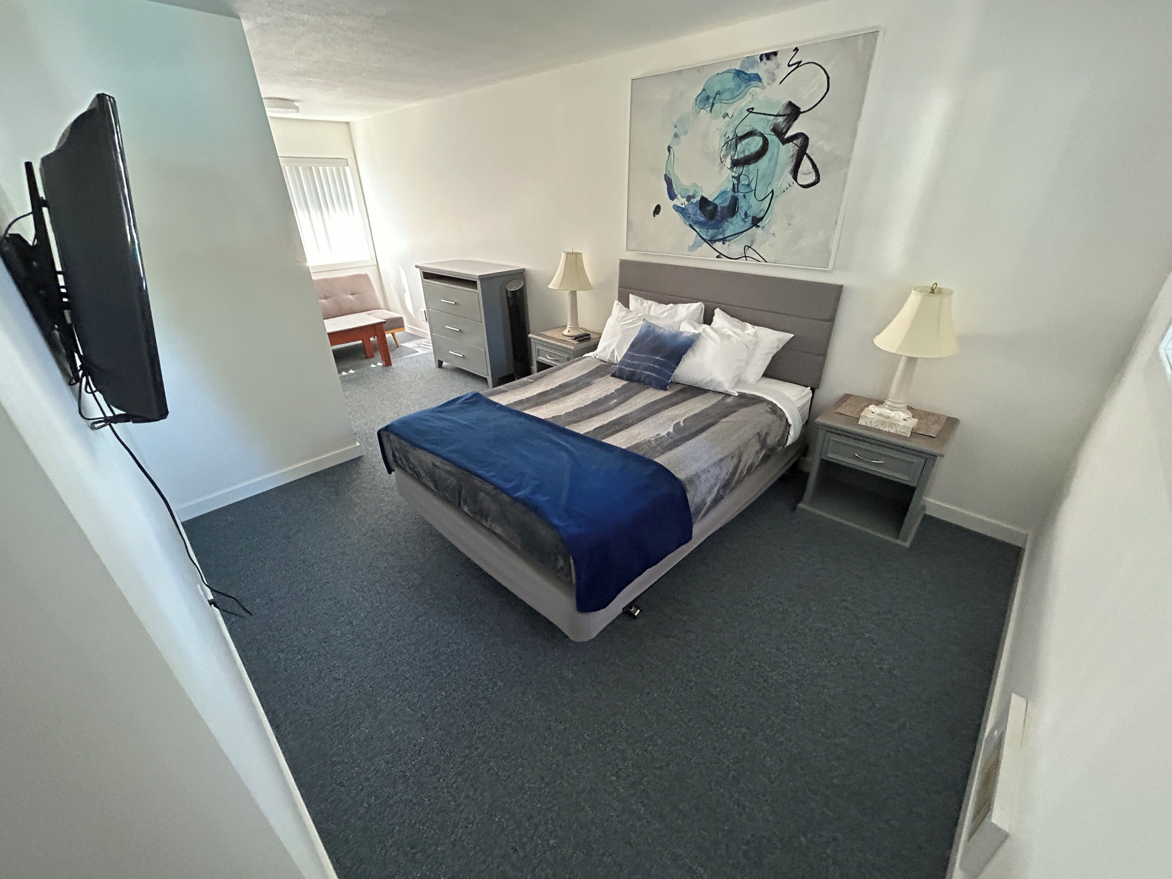 Individually decorated, individually furnished, blackout curtains