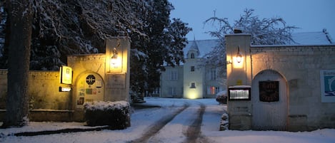Front of property - evening/night