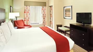 In-room safe, desk, blackout curtains, iron/ironing board