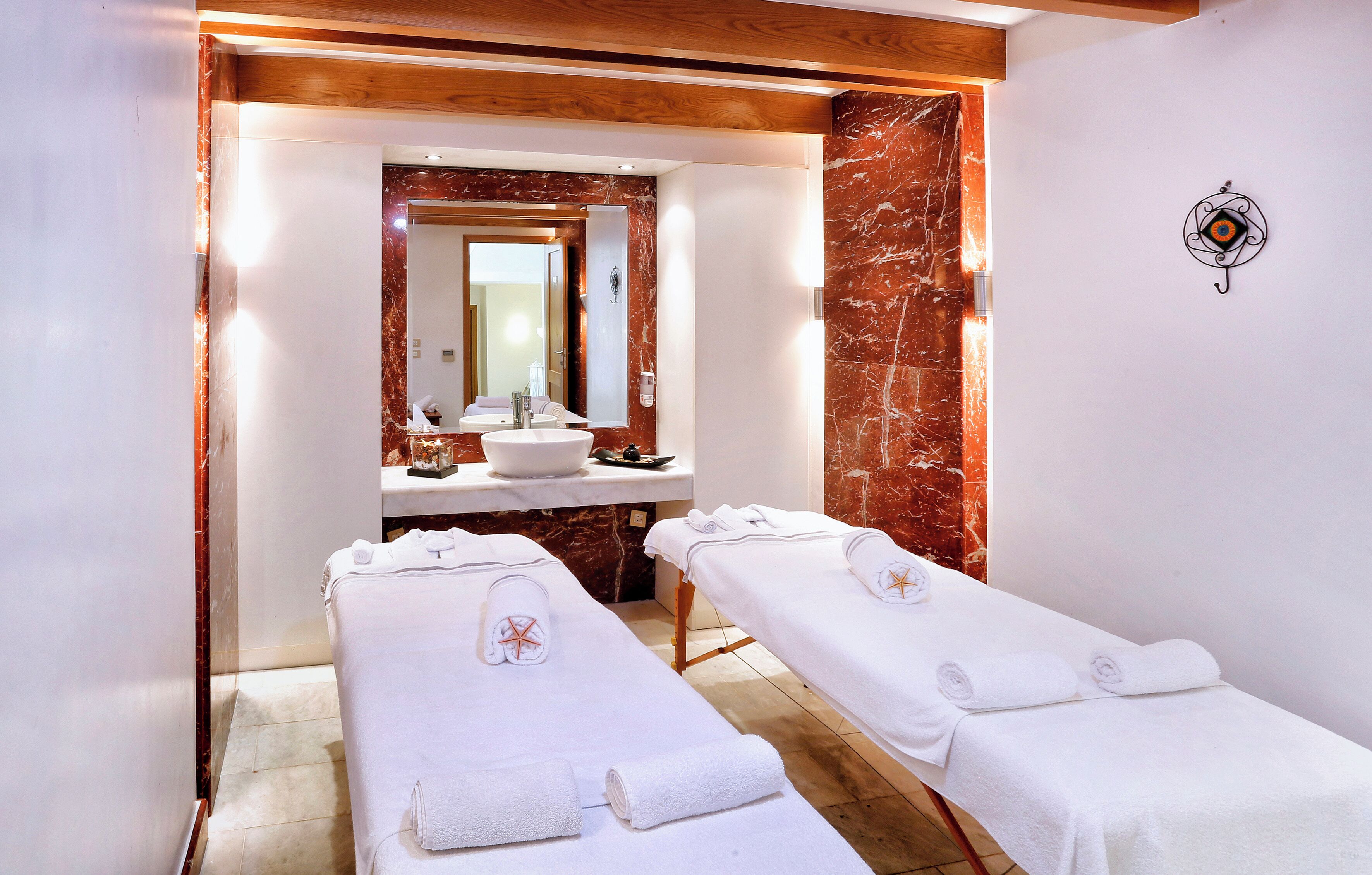 Sauna, steam room, body treatments, hydrotherapy, hot stone massages