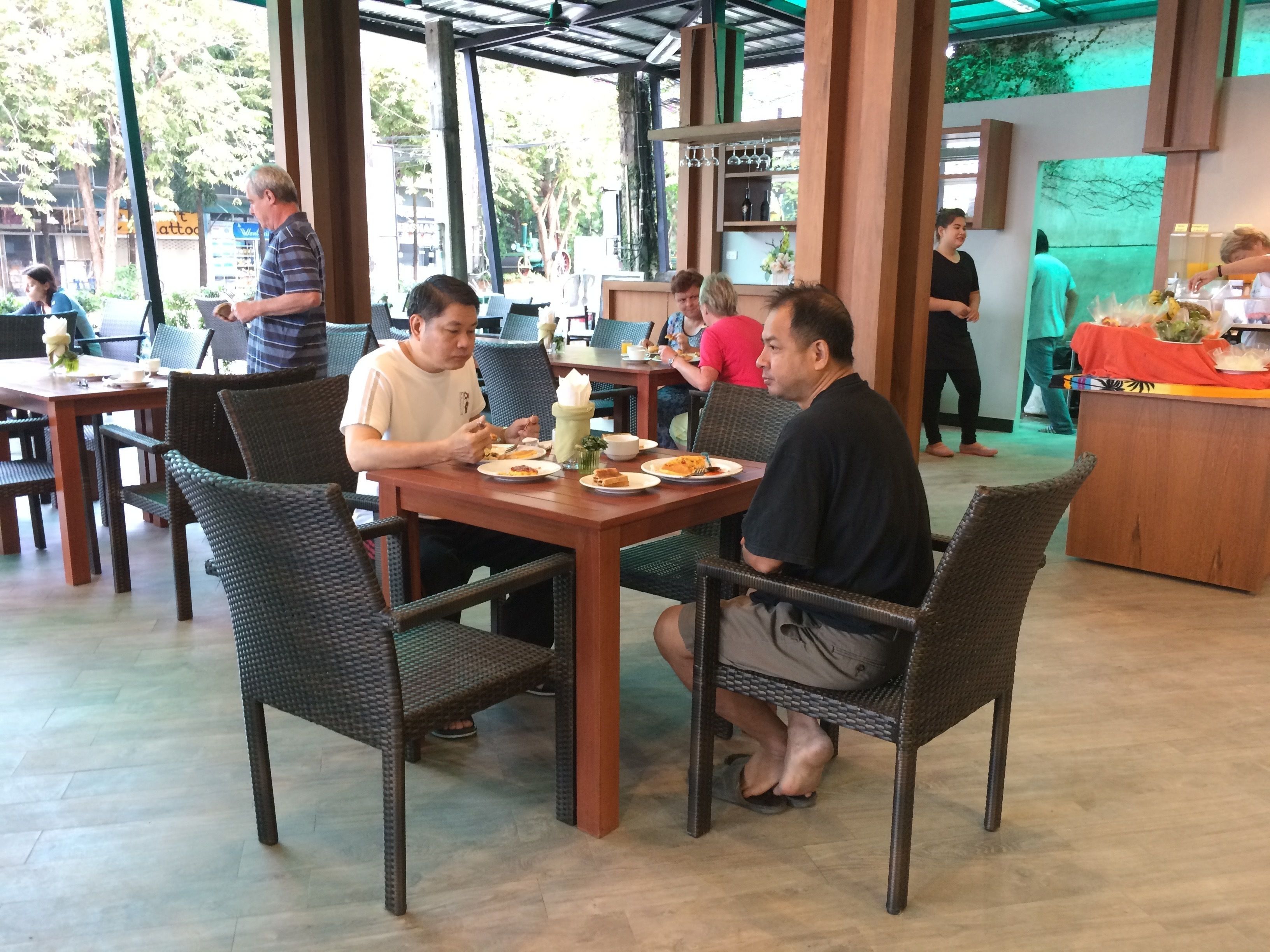 Ευρωπαϊκό πρωινό καθημερινά (250 THB/άτομο)