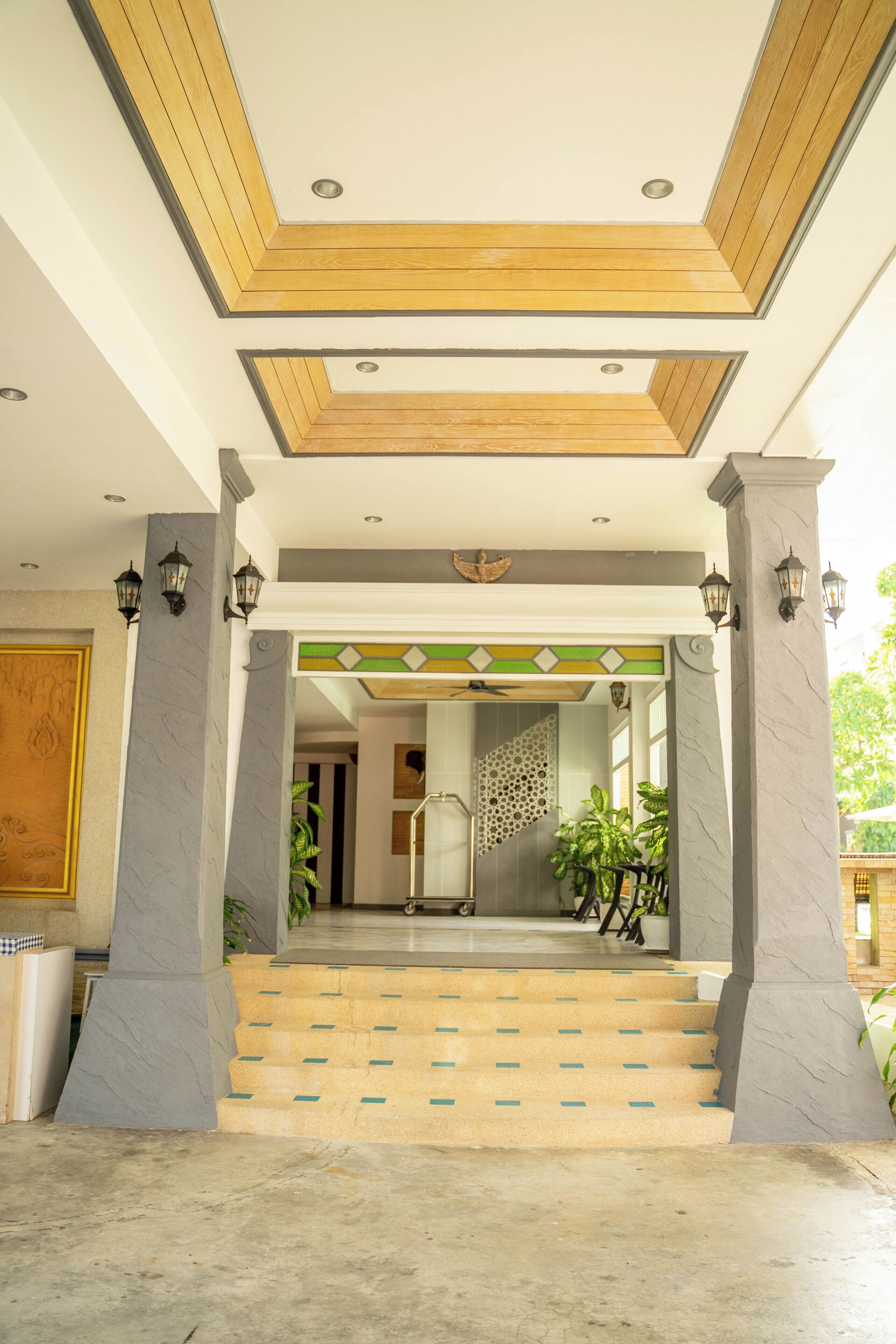 Fassade der Unterkunft