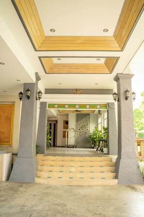 Voorkant van accommodatie