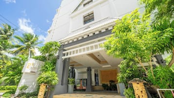 Fassade der Unterkunft