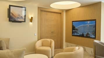 Televisión de 42 pulgadas con canales por cable