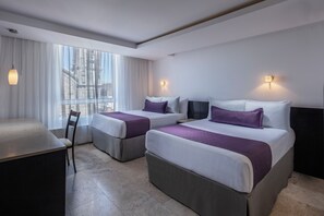 Deluxe Room, 2 Double Beds | In-room safe, individually furnished, desk, iron/ironing board - Gamma Puebla Señorial Centro (Puebla)