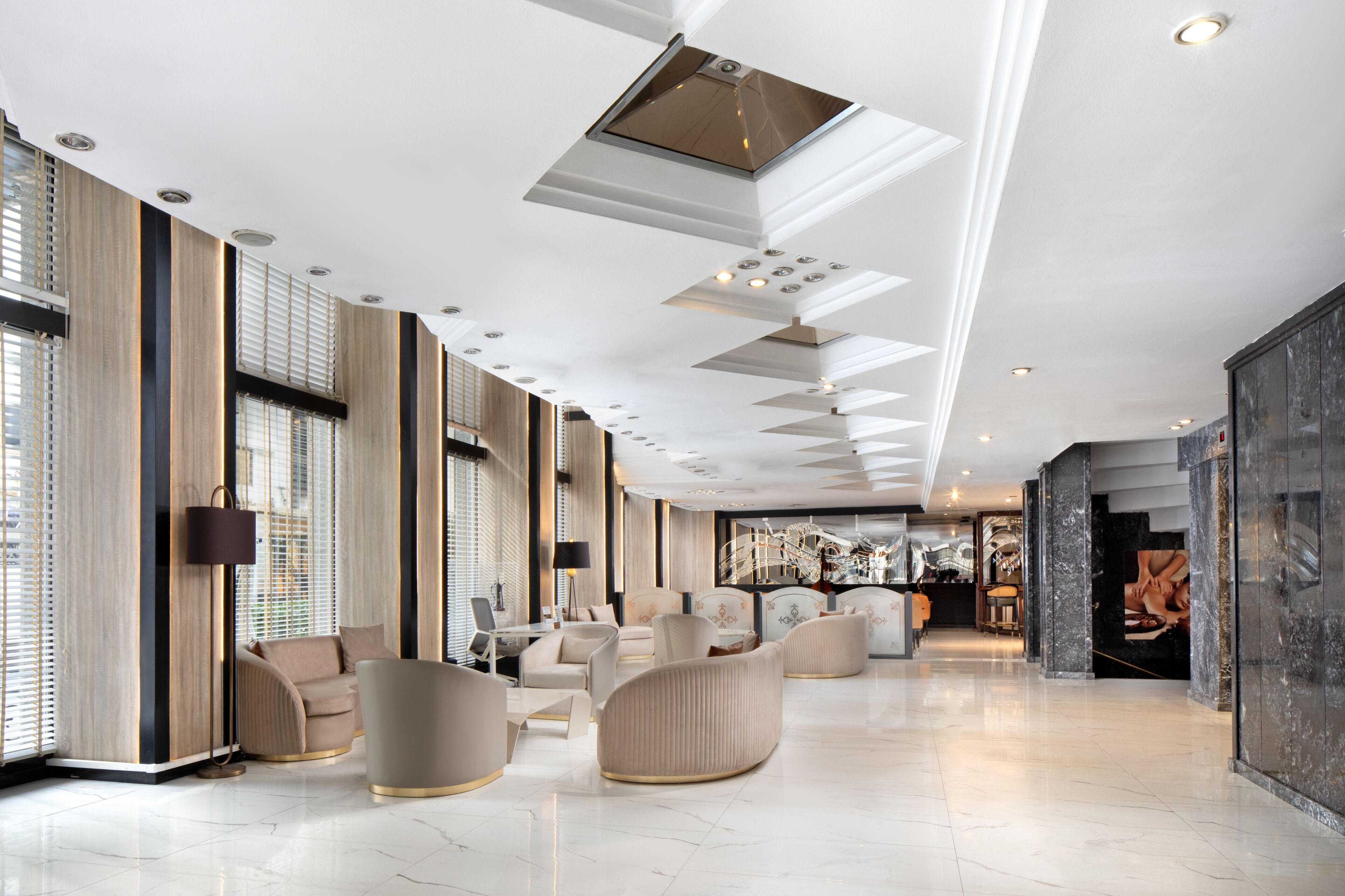 Khu tiếp khách ở sảnh