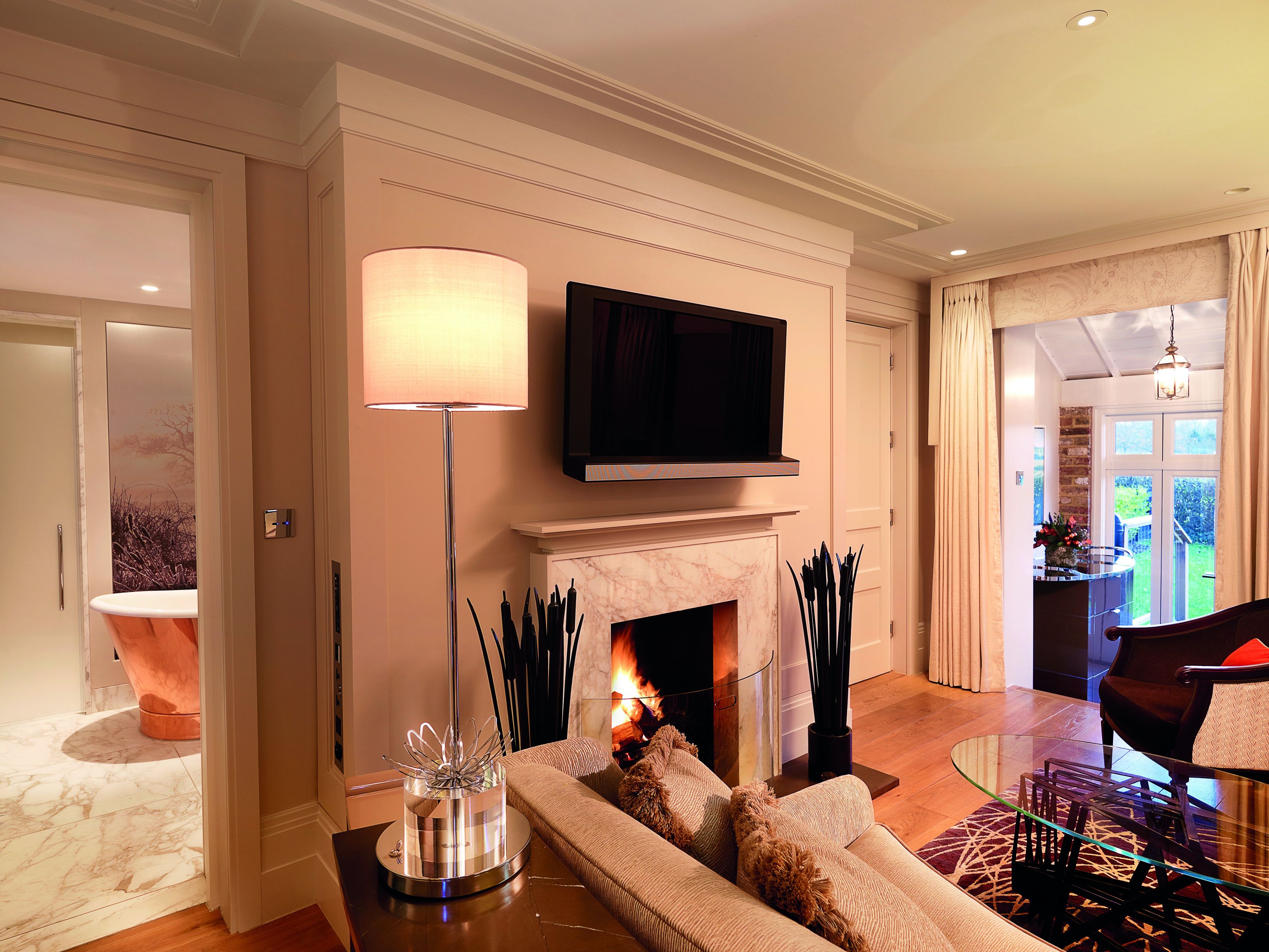 suite, 1 bedroom (gardener’s east) | living area | flat-screen tv, dvd player